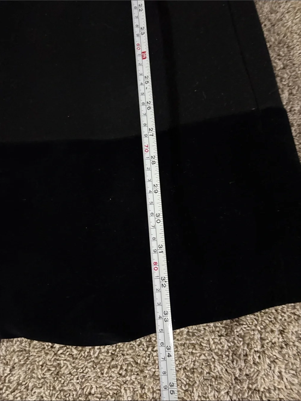 kate spade Black Faux-Fur Trim Wool Pea Coat
